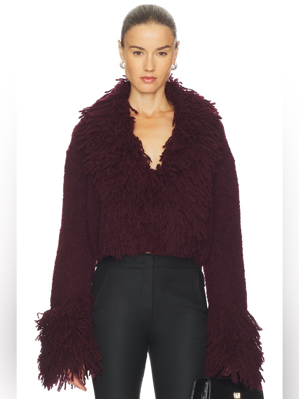 AMUR Lilia Knit Fringe Top | REVOLVE NWT Small